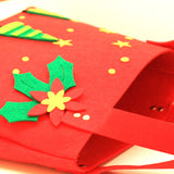 Handmade Wool Felt Christmas Shopper Gift Bag