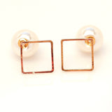 Gold-plated Pearl Earrings