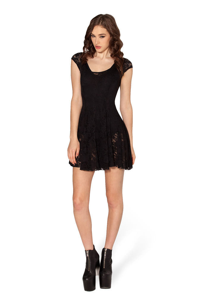 EVIL SEE-THROUGH LACE DRESS