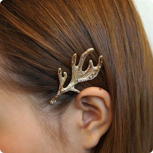 Reindeer Antlers Hair Clip