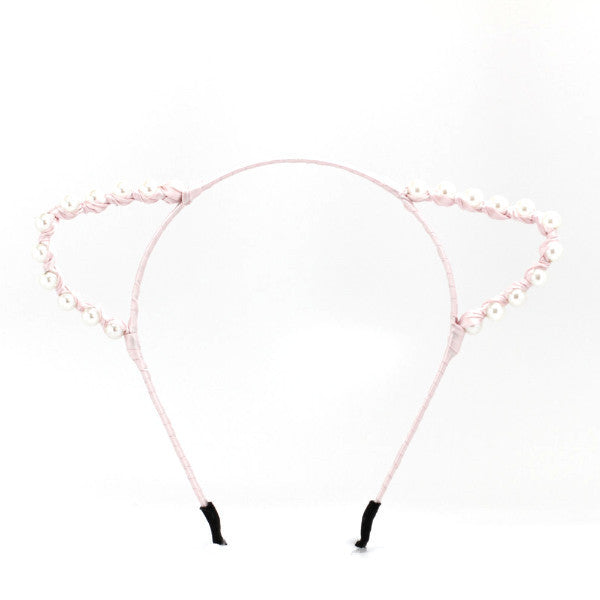 Pink Pearl Headband