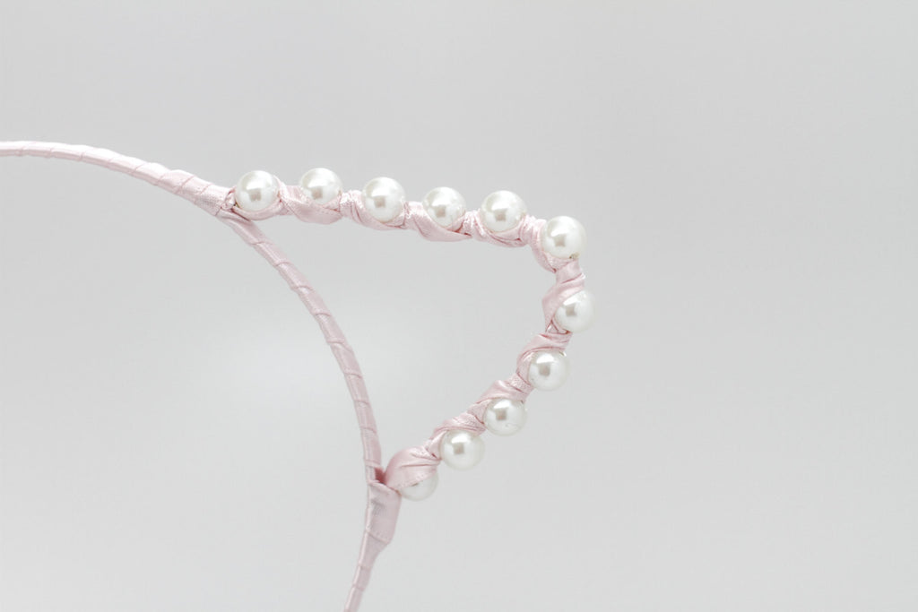 Pink Pearl Headband