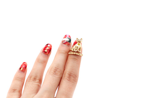 The Cat Girl Midi Ring