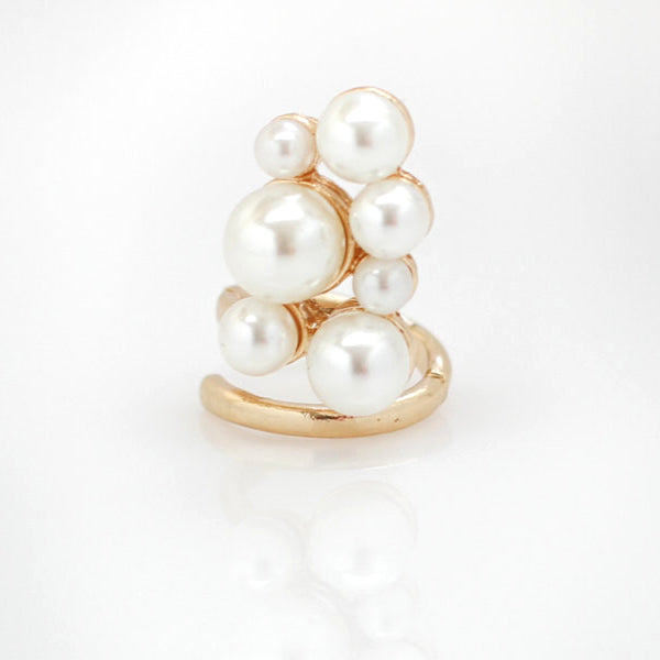 The Pearl Girl Midi Ring