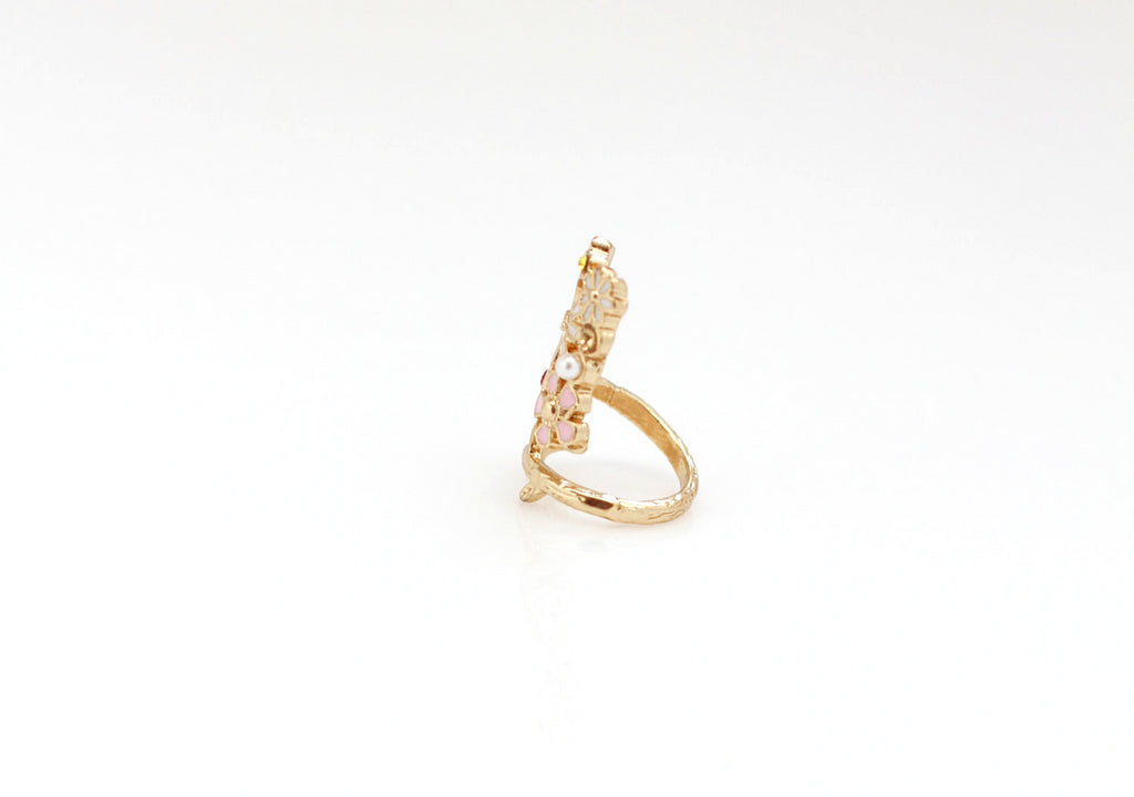 The Floral Girl Midi ring