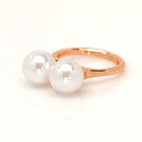 Double Pearl Ring