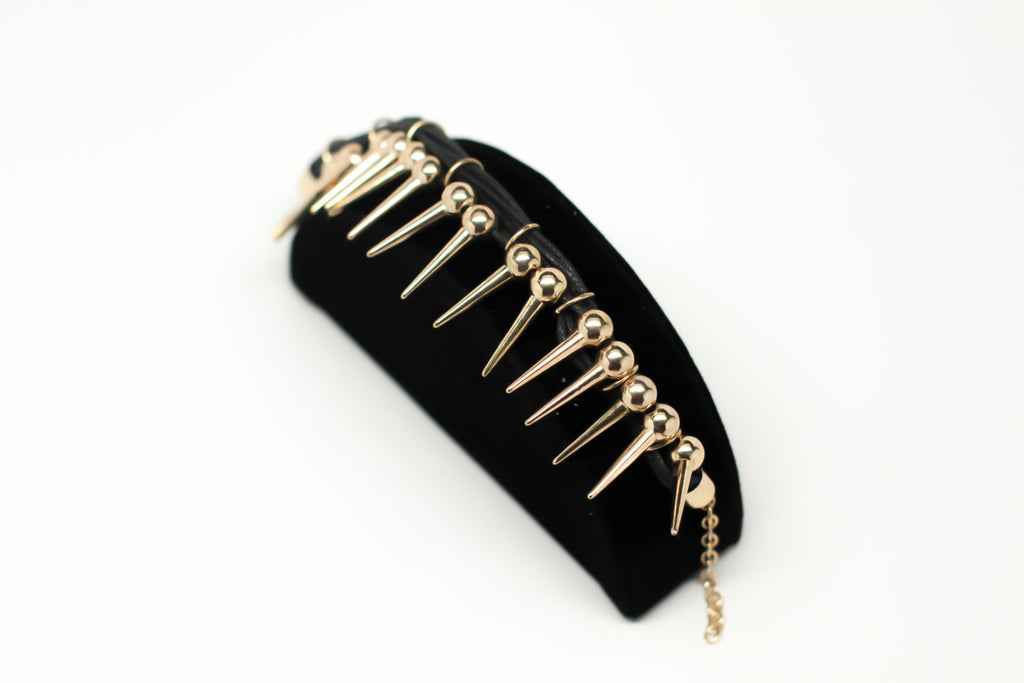 Spiky Gold Bracelet