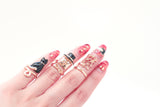 The Black Cat Midi Ring