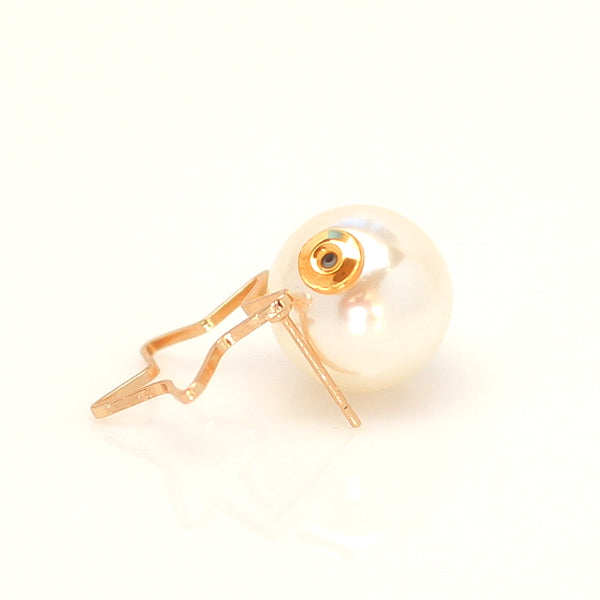 Gold-plated Pearl Earrings