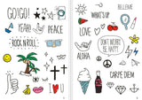 Temporary tattoo Stickers