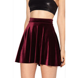 Red Velvet Skirt