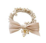 Pearls and Ribbon scrunchies