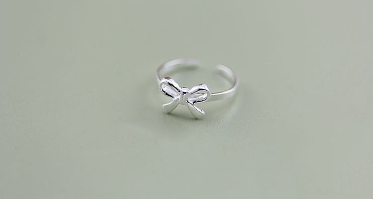 100% Silver Sterling Ribbon Ring