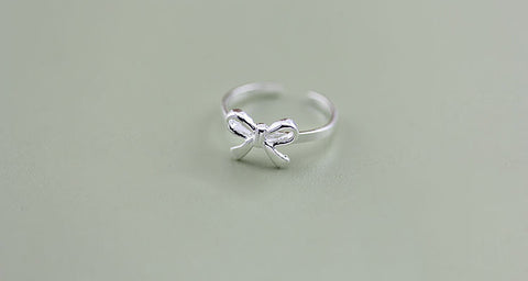 100% Silver Sterling Ribbon Ring