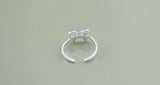 100% Silver Sterling Ribbon Ring