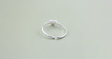 100% Silver Sterling Heart Pinky ring